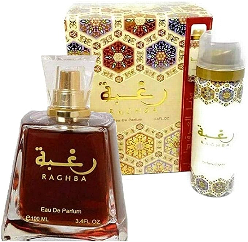 בושם יוניסקס Raghba by Lattafa for Unisex - Eau de Parfum, 100ml א.ד.פ.