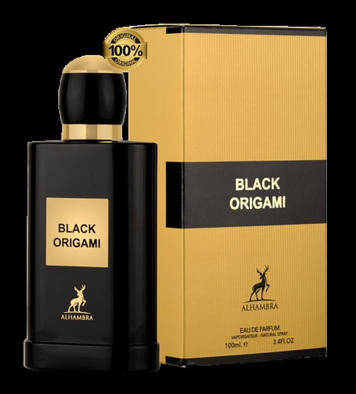 בושם לגבר BLACK ORIGAMI EDP By MAISON ALHAMBRA 100ml